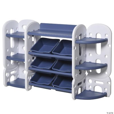 Qaba Blue Kids Storage Organizer Oriental Trading