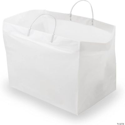 Prime Line Packaging Plastic Bag with Handles, Extra Large Frosted