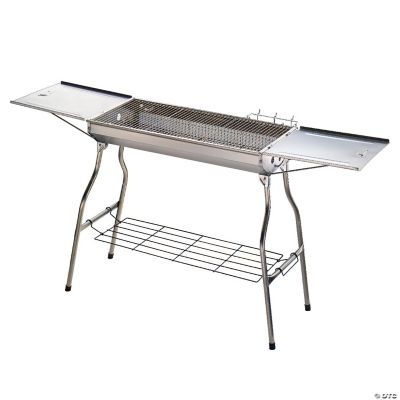 YBX 28.8 inches Portable Charcoal BBQ Grill with Side Shelf Oriental