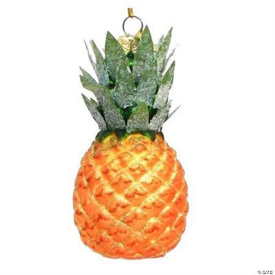 Kurt Adler NB0126 Noble Gems Glass Pineapple Ornament