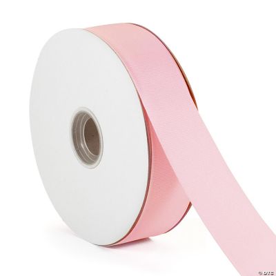 LaRibbons and Crafts 2¼ 50yds Premium Textured Grosgrain Ribbon Pearl Pink