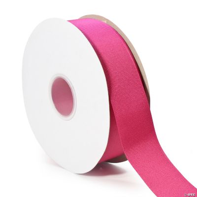 LaRibbons 3/8 Premium Textured Grosgrain Ribbon -Lt. Pink