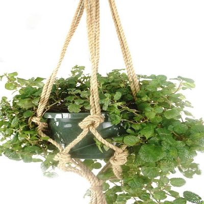 Primitive Planters Natural Knotted Rope Hanger for Hanging Baskets, 36