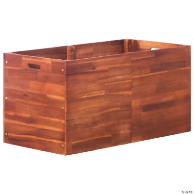 vidaXL Garden Raised Bed Acacia Wood 39.4"x19.7"x19.7"