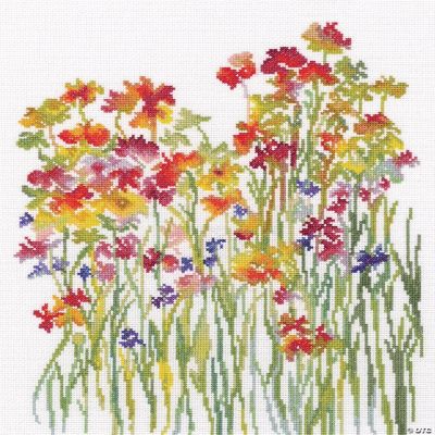 RTO Flower Watercolour M581 Counted Cross Stitch Kit