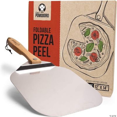 Chef Pomodoro (12Inch x 14Inch) Aluminum Metal Pizza Peel with