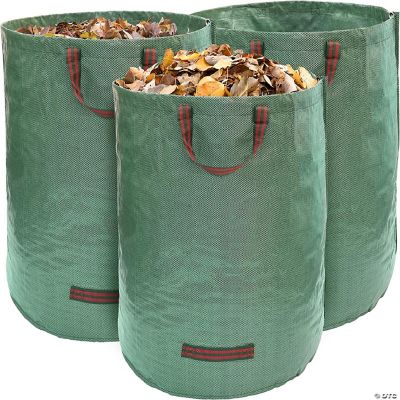 Mekkapro 3Pack 72 Gallons Garden Bag Reusable Yard Waste Bags