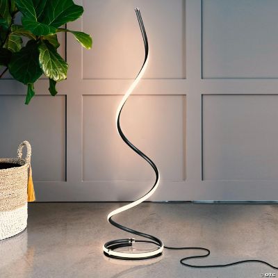 BRIGHTECH 38" ALLURE SILVER FLOOR LAMP Oriental Trading