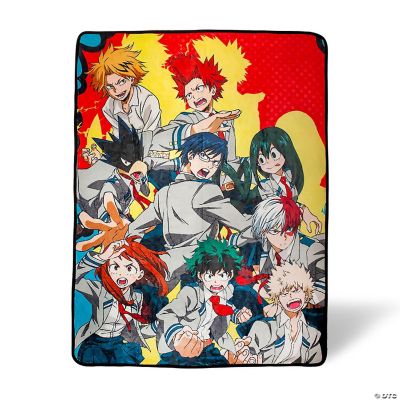 My Hero Academia Group Fleece Throw Blanket 45 x 60 Inches Oriental Trading