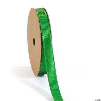 LaRibbons 7/8 Premium Textured Grosgrain Ribbon - Kelly Green