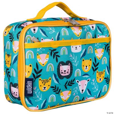 Wildkin Kids Insulated Lunch Box Bag for Boys & Girls, Clear W