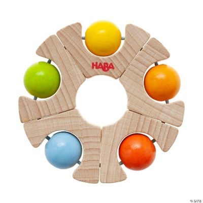 HABA Clutching Toy Ball Wheel Wooden Baby Toy (Made in Germany)