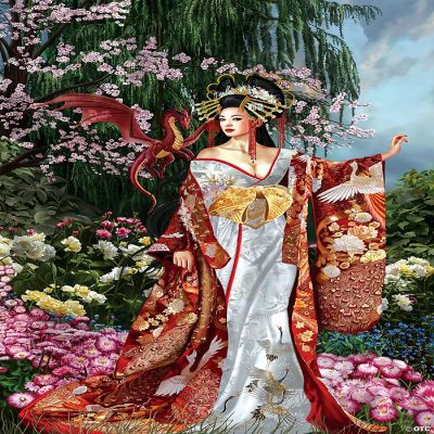 Sunsout Queen of Silk 500 pc Jigsaw Puzzle | Oriental Trading