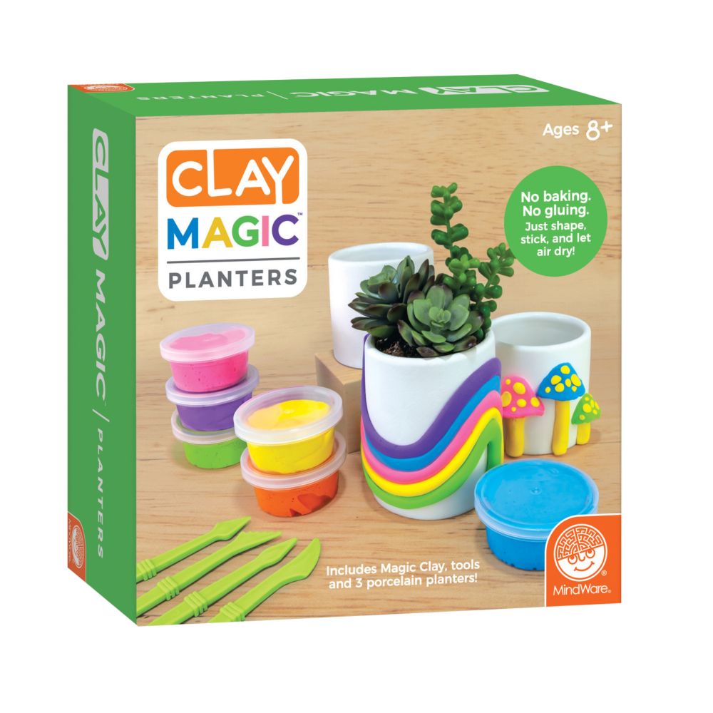 Clay Magic Planters Craft Kit From MindWare