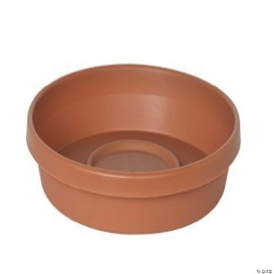 Fiskars TerraTray Plant Saucer, Color Clay, 8 Inches