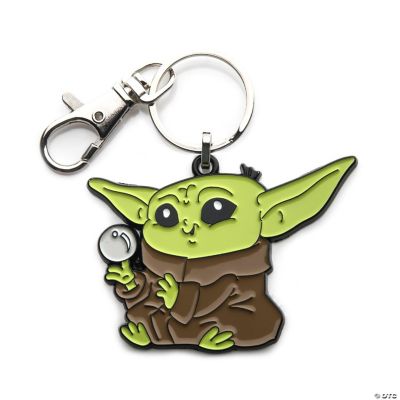 Star Wars The Mandalorian Schlüsselanhänger – Grogu & Mando PVC-Keyring, Offiziell Lizenziert