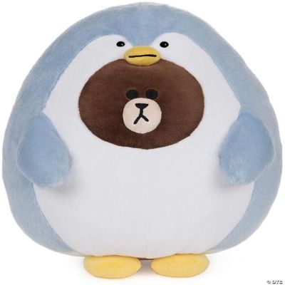 Line Friends Brown the Penguin Bear 12 Inch Plush Oriental Trading