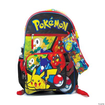 Pokemon 5pc Kids' 16 Backpack with Lunch Box Set 5 ct