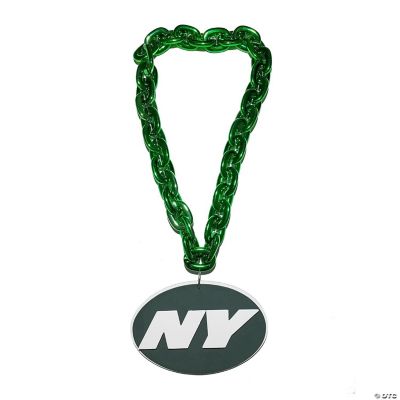 Mojo New York Jets Slogan Fan Chain Necklace