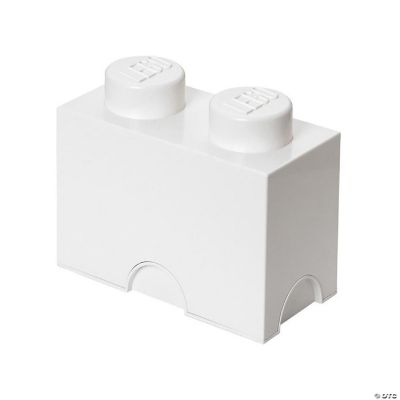 LEGO Storage Brick 2, White Oriental Trading