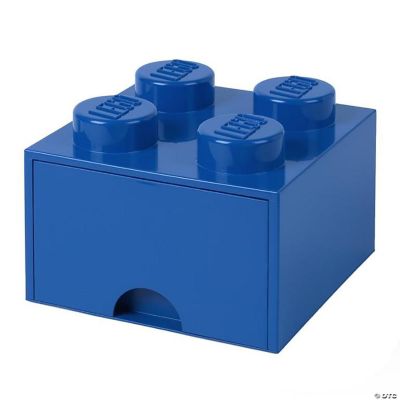 Lego Storage Brick 1 Drawer Bright Blue Oriental Trading
