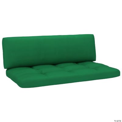 vidaXL Pallet Sofa Cushions 2 pcs Green pallet sofa cushion