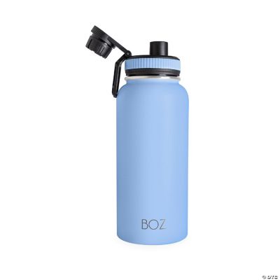 BOZ Stainless Steel Water Bottle XL - Two-Pack Bundle, Blue / Black, (1 L /  34oz) Wide Mouth, 2 - Harris Teeter