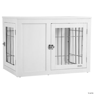 PawHut Furniture Style Indoor Dog Crate End Table Pet Cage Kennel with