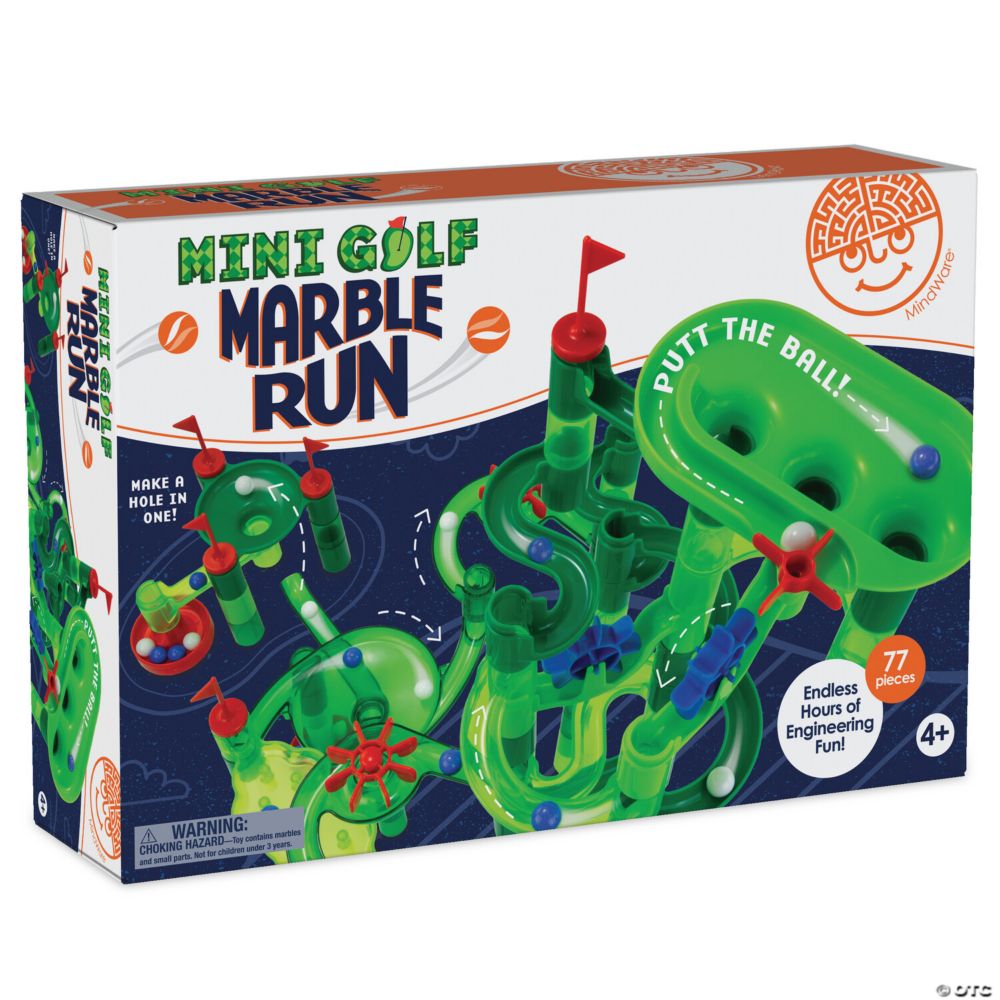 Marble Run Mini Golf Building Toys Set From MindWare