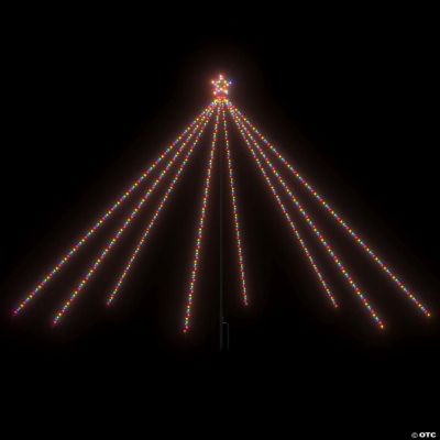 vidaXL Christmas Tree Lights Indoor Outdoor 576 LEDs Colorful12 ft