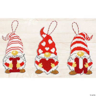 Lucas Gnomes of Valentine's Day JK031L Counted CrossStitch Kit