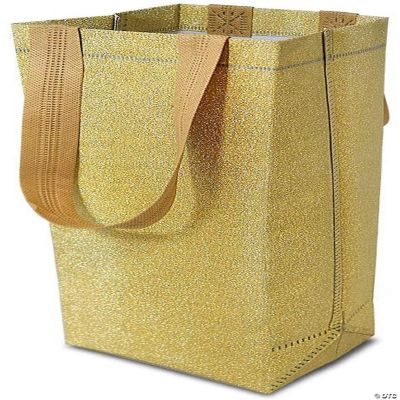 Bright Ideas, Gold Zipper Bags with Handle, 20 Count, Mardel