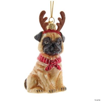 Kurt S. Adler Noble Gems - Pupazzo Di Neve In Vetro Con Slitta, 15 Cm, Ornamento Natale, Multicolore - 3