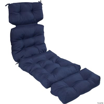 Sunnydaze Indoor/Outdoor Replacement Olefin and Polyester Tufted Chaise