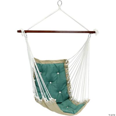 Sunnydaze Large Tufted Victorian Hammock Chair Swing for Backyard and