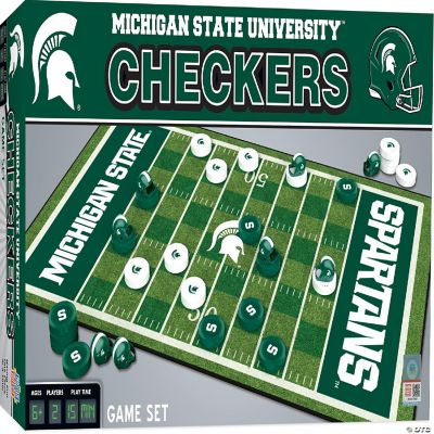 Officially licensed NCAA Michigan State Spartans Checkers Board Game ...