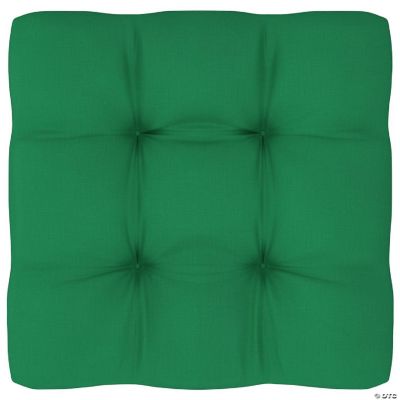 vidaXL Pallet Sofa Cushion Green 22.8"x22.8"x4" Oriental Trading