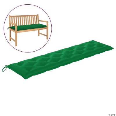 vidaXL Garden Bench Cushion Green 78.7x19.7"x2.8" Fabric" Oriental