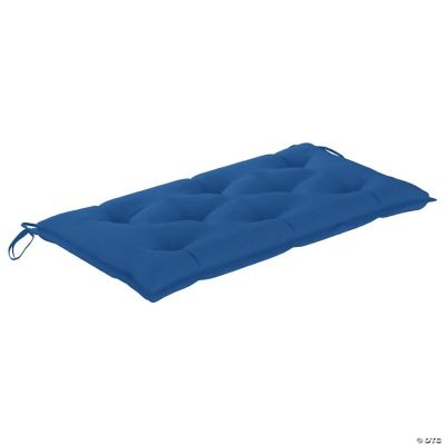 vidaXL Garden Bench Cushion Blue 43.3"x19.6"x2.7" Fabric Oriental Trading