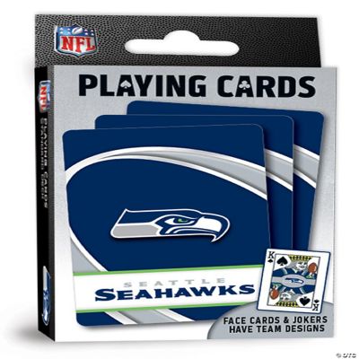 Officially Licensed NFL Seattle Seahawks Playing Cards 54 Card Deck Oriental Trading