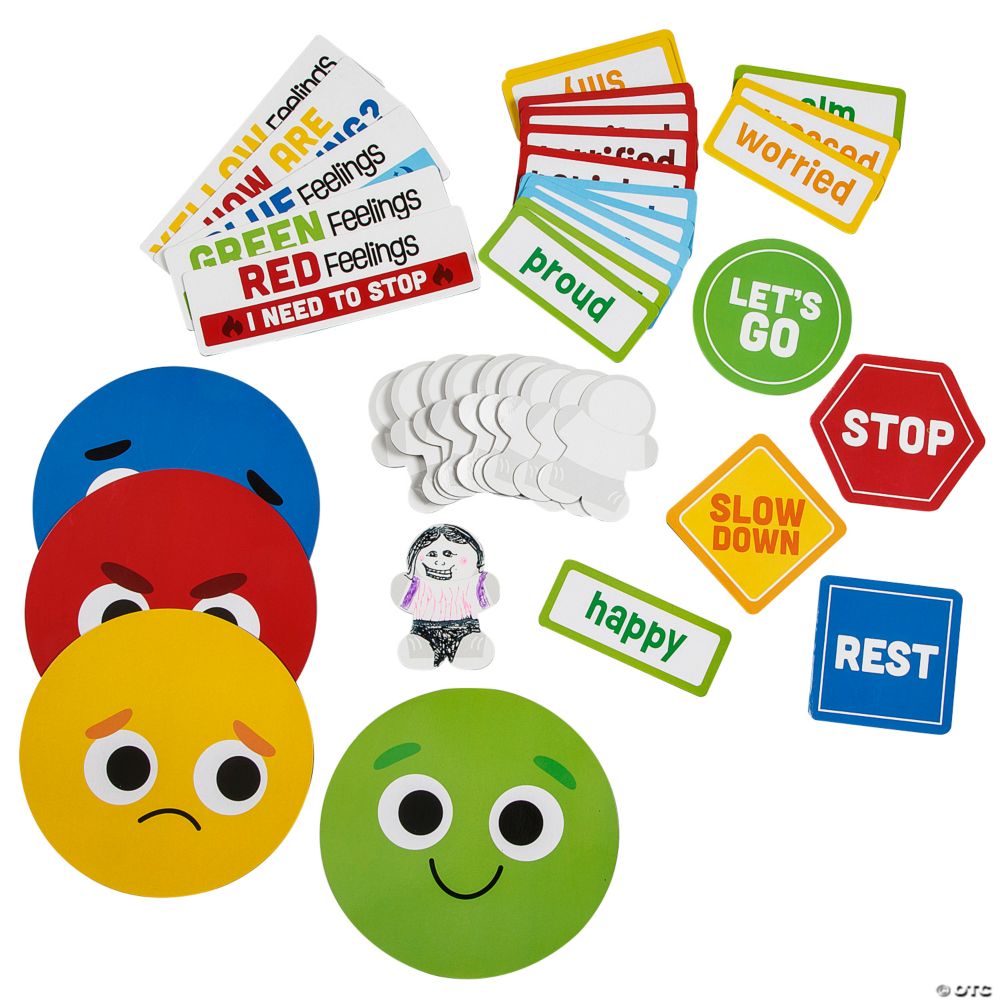 Social Emotional Learning Emotion Zone Check-In Magnets - 59 Pc.