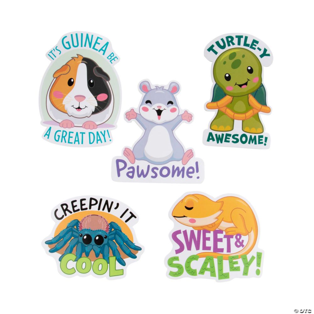 Bulk 50 Pc. Classroom Pets Reward Sticker Assortment