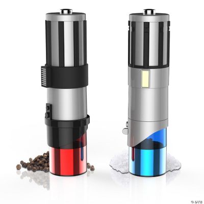 Uncanny Brands Star Wars Lightsaber Electric Salt and Pepper Shakers