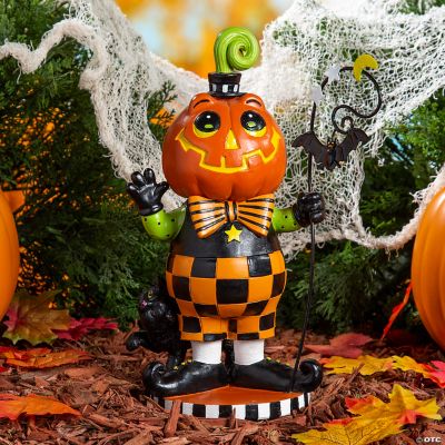 Halloween Jack-O’-Lantern Garden Statue | Oriental Trading