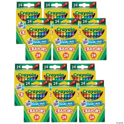 Crayola Colored Pencils - 50 per pack -- 12 packs per case.