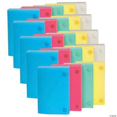 CLine Index Card Case, 3" x 5", Assorted, Pack of 24 Oriental Trading