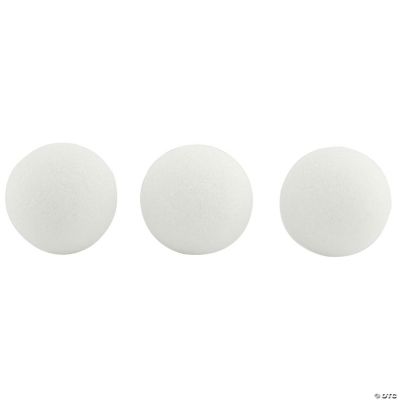 Hygloss Styrofoam Balls, 3 Inch, Pack of 50 Oriental Trading