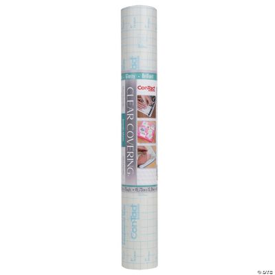 ConTact Brand Clear Cover Adhesive Covering, Clear, 18" x 50 ft