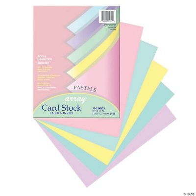 Pacon Card Stock, Colorful Assortment, 10 Colors, 8-1/2 x 11, 50 Sheets