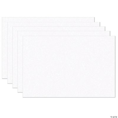 Prang Construction Paper, Bright White, 12 x 18, 100 Sheets Per Pack, 5  Packs